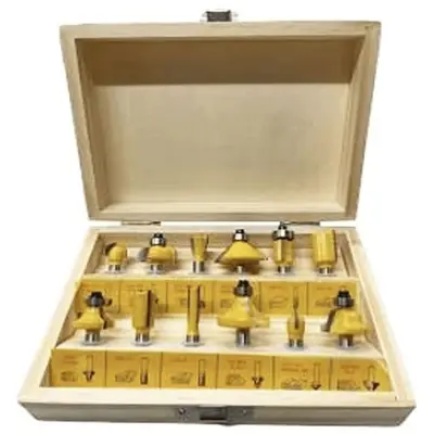 Powerhouse Router Bits 12 Pcs/Set 1/2"