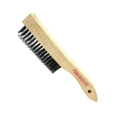 Powerhouse Steel Brush (Wood Handle)