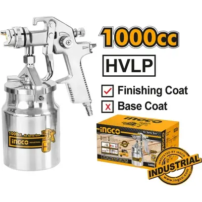 Ingco ASG2101 Paint Spray Gun Sunction Type [2.5-3.5 Bar]