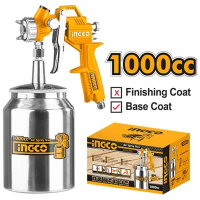Ingco ASG3101 Paint Spray Gun Sunction Type 1000cc