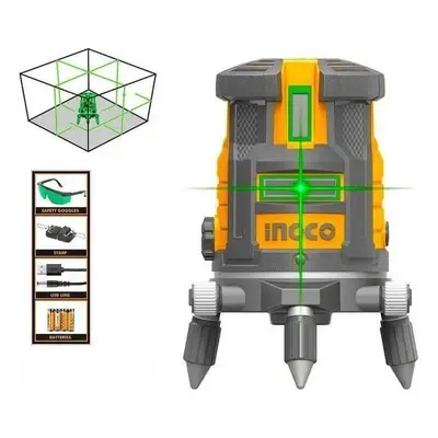 Ingco HLL305205 Line Laser Level [Green] (20 meters)