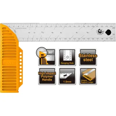 Ingco HAS123002 Angle Square Measure 12"