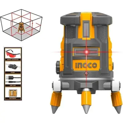 Ingco HLL306505 Line Laser Level [Red] (20 meters)