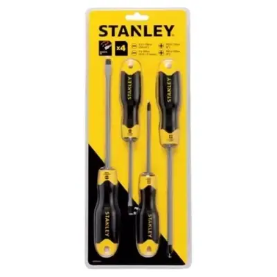 Stanley Cushion Grip Screwdriver Set 4 pcs