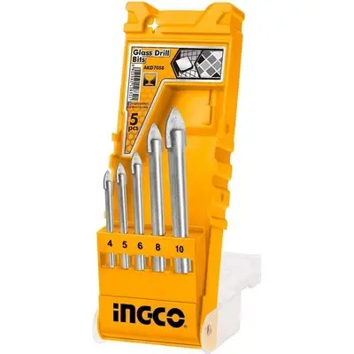 Ingco AKD7058 5pcs Glass Drill Bits