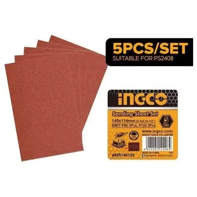 Ingco AKFS140102 Sanding Sheet Set for PS2408