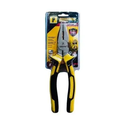 Powerhouse Dyna Grip Combination Pliers Nickel Plated 7"