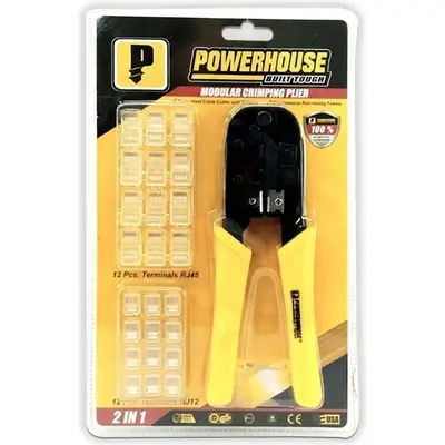 Powerhouse 2-in-1 Modular Telephone Crimping Plier