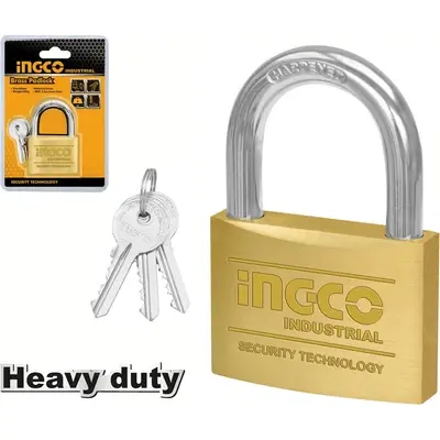 Ingco Brass Padlock 60mm
