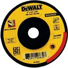 Dewalt DWA4500S Grinding Disc 4" For Stainless Steel