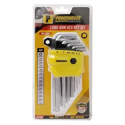 Powerhouse PH-2604 Hexagonal Allen Key Wrench - Ball End (Long)