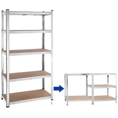 Wadfow WTS1A73 5-Tier Adjustable Storage Shelves 700MM