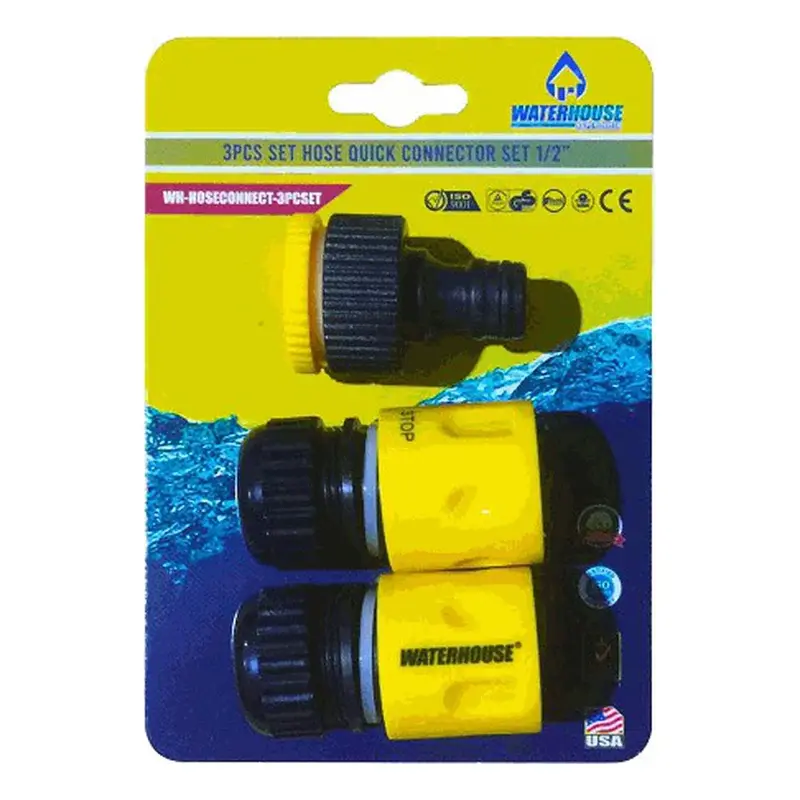 Waterhouse 3pcs Hose Connector Set 1/2"