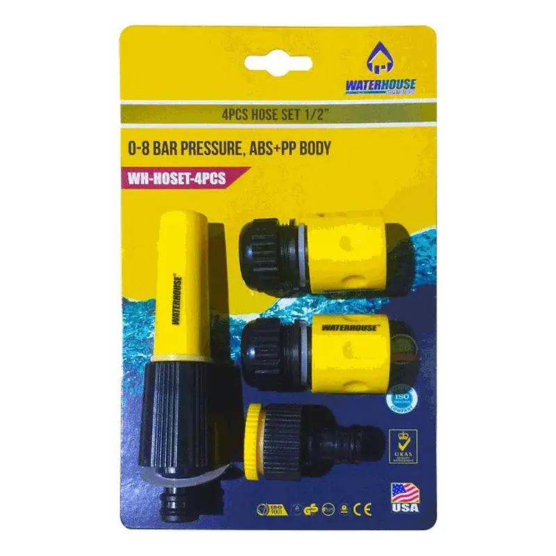 Waterhouse 4pcs Hose Set 1/2" ABS+PP Body 0-8 Bar