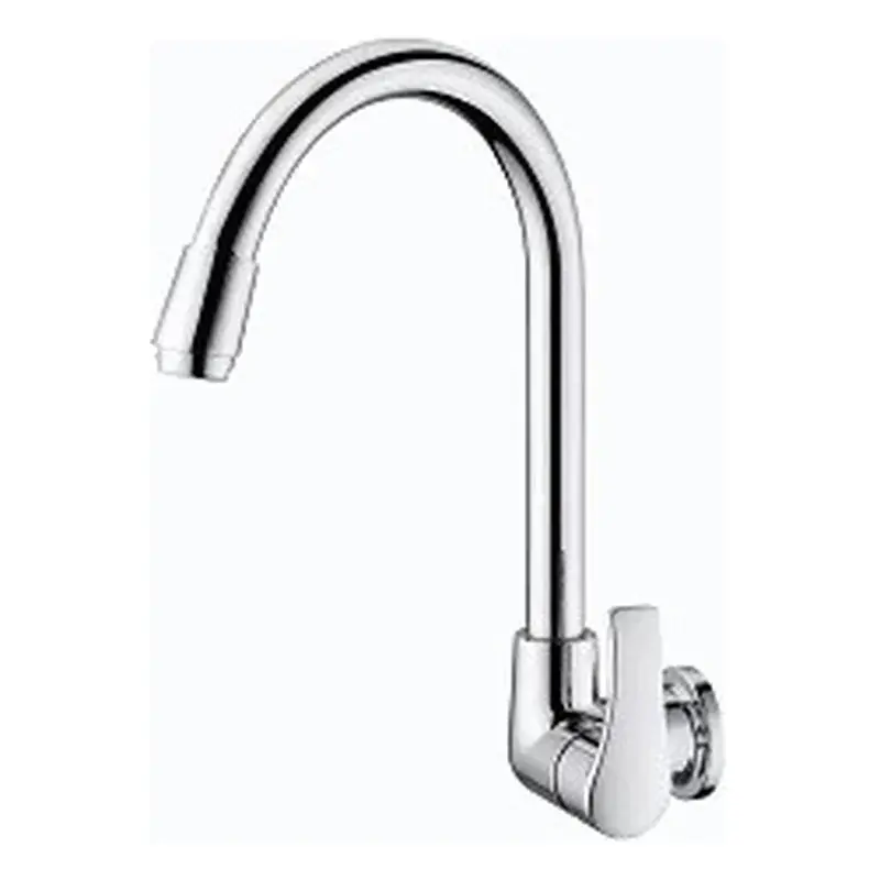 Waterhouse Chrome Alloy Gooseneck Wall Faucet Long