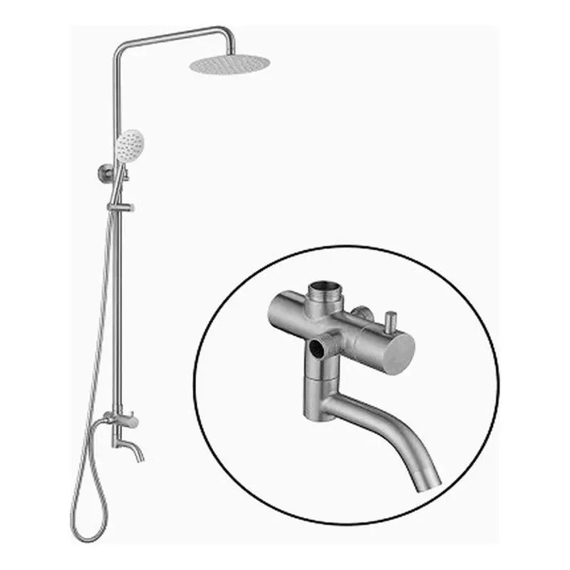 Waterhouse Stainless 304 Complete Shower Set Round