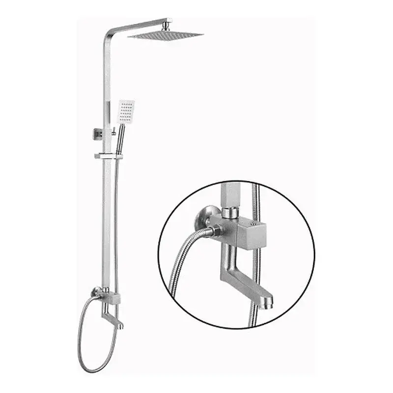 Waterhouse Stainless 304 Complete Shower Set Square