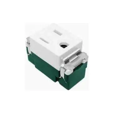 Omni Flush Convenience Outlet with Ground 16A 250V (Blister Pack)