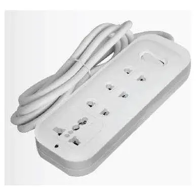 Omni Extension Cord Set with Universal Outlet and Switch 4-Gang