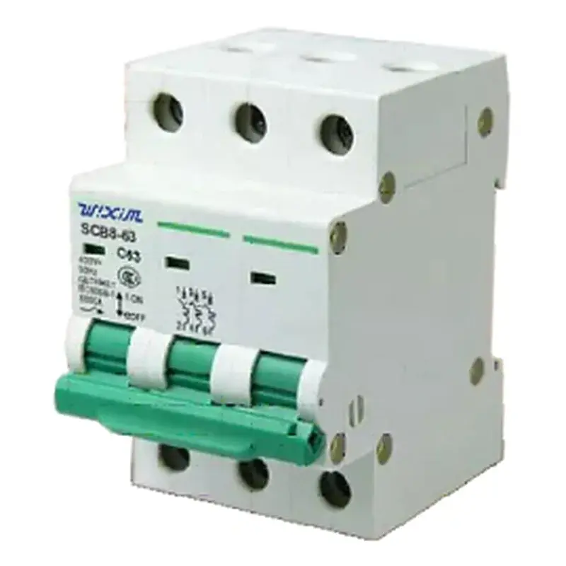 Wixim DC Solar Mini Circuit Breaker DZ47-63DC 3P 6-63A DC1200V