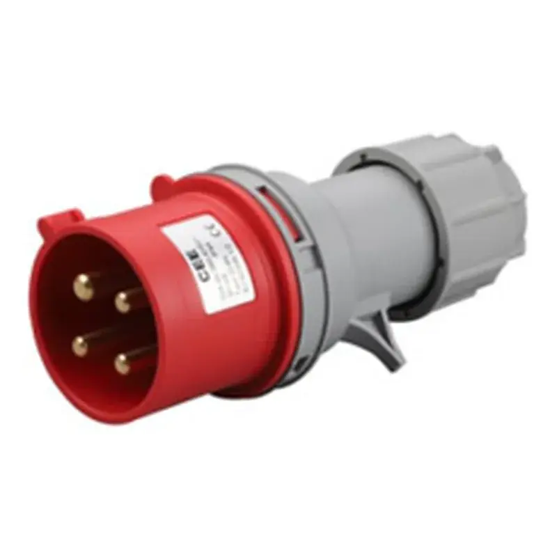 Wixim Industrial Plug 014-6 16A 4P Red IP44
