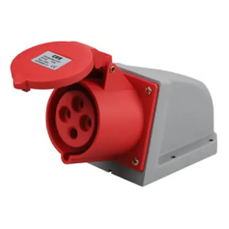 Wixim Industrial Wall Mounted Socket 115-6 16A 5P Red IP44