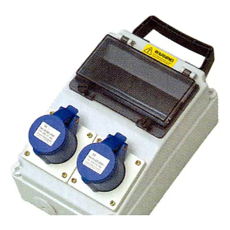 Wixim Socket Box AP1100-2 2x 16A 3P Socket, 16A 3P Plug Input