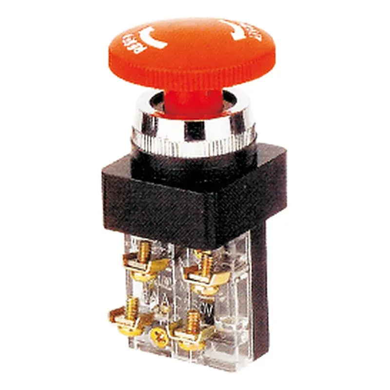 Wixim Mushroom Pushbutton MB-25 25mm 1NO+1NC