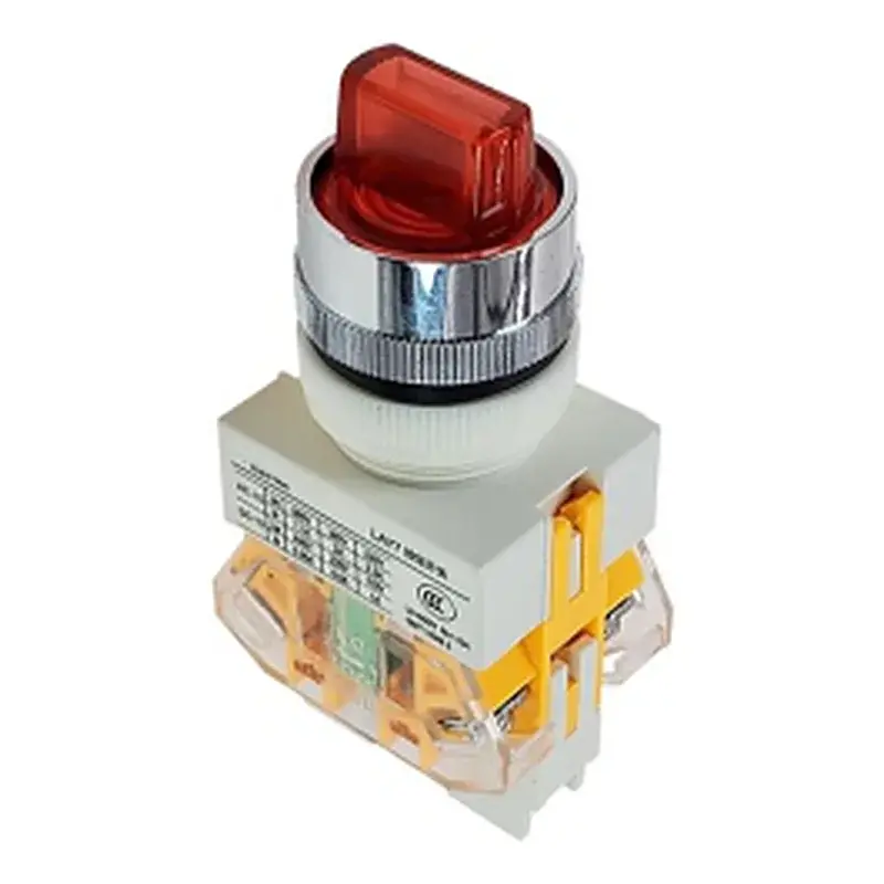 Wixim Illuminated Selector Switch LAY7-11XD/2 2-Position 1NO+1NC