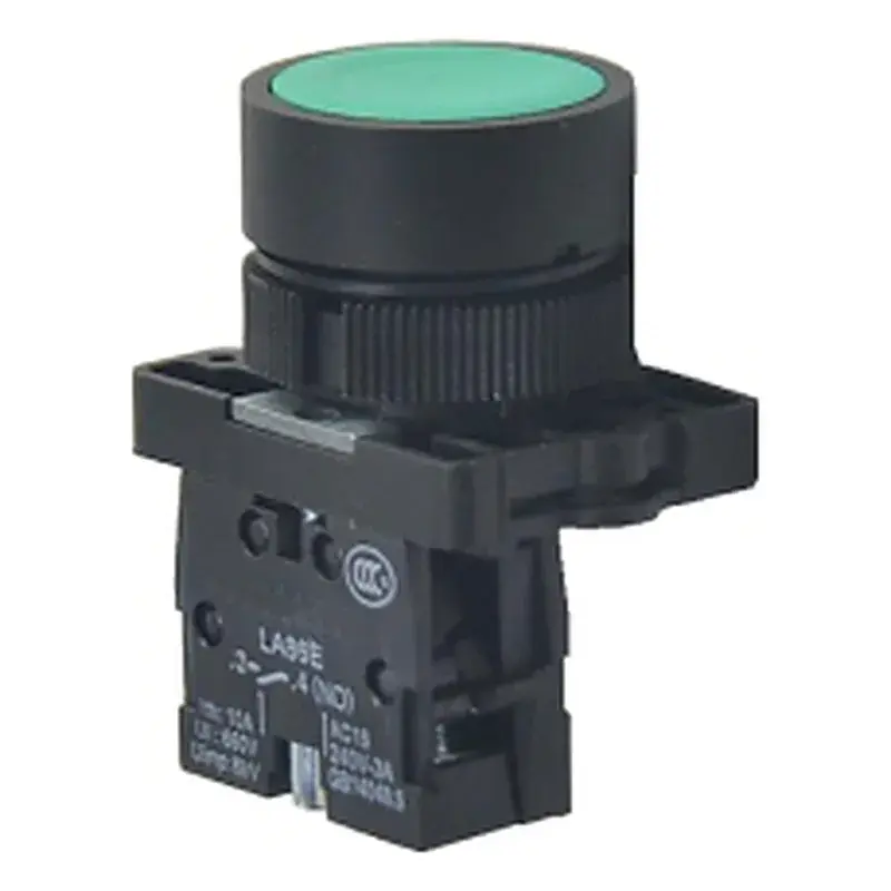 Wixim Pushbutton Switch XB2-EA31 22mm Green 1NO/1NC