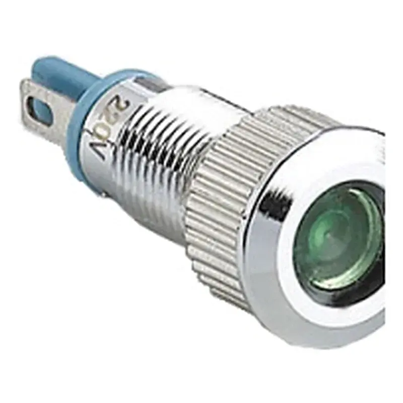 Wixim Waterproof Metal LED Pilot Light LA8C-C1 8mm AC220V