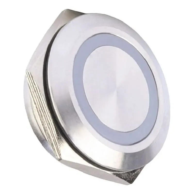 Wixim Waterproof Metal LED Illuminated Pushbutton Switch LA12S-P11E 12mm IP67