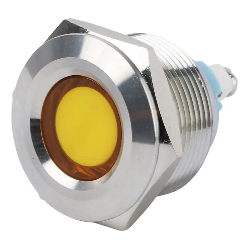 Wixim Waterproof Metal LED Pilot Light LA22S-C0 22mm IP67
