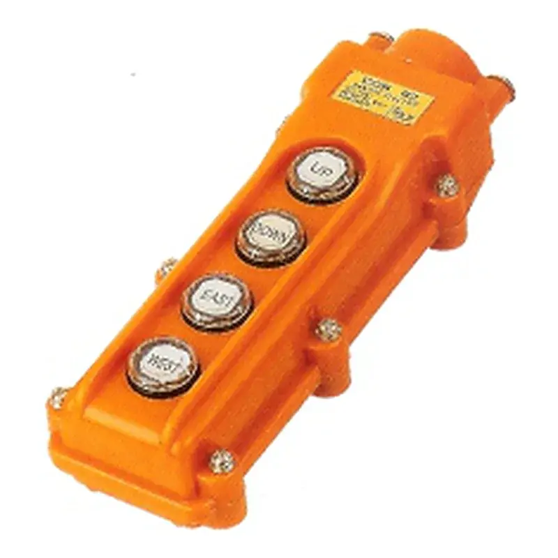 Wixim Hoist Pushbutton Switch COB-62 4-Button Indirect Type AC250V 5A