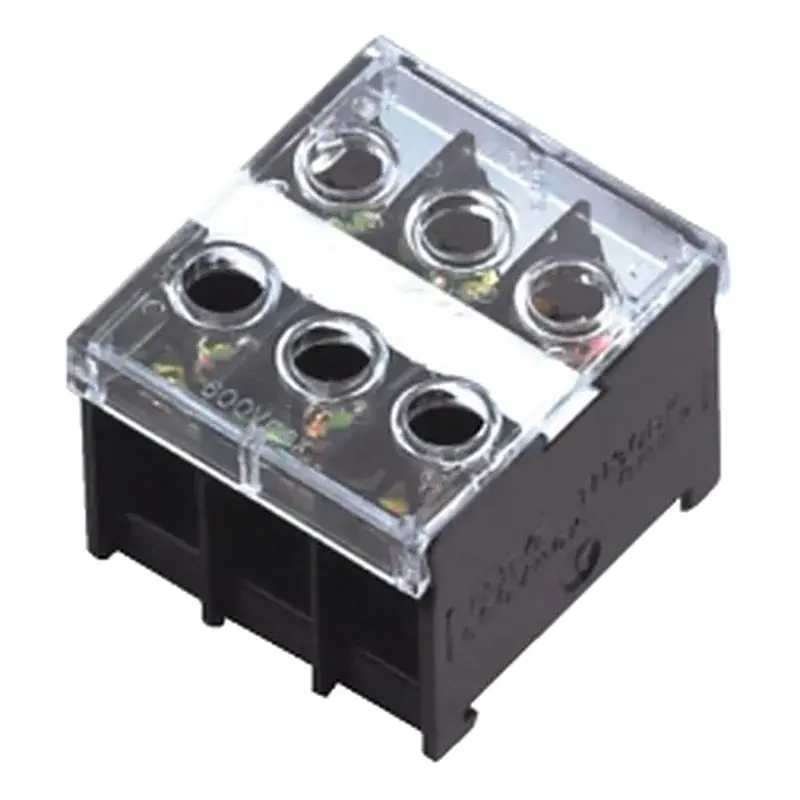 Wixim Molded Terminal Block IN-30BK 50A 3P 8.0mm² AC600V