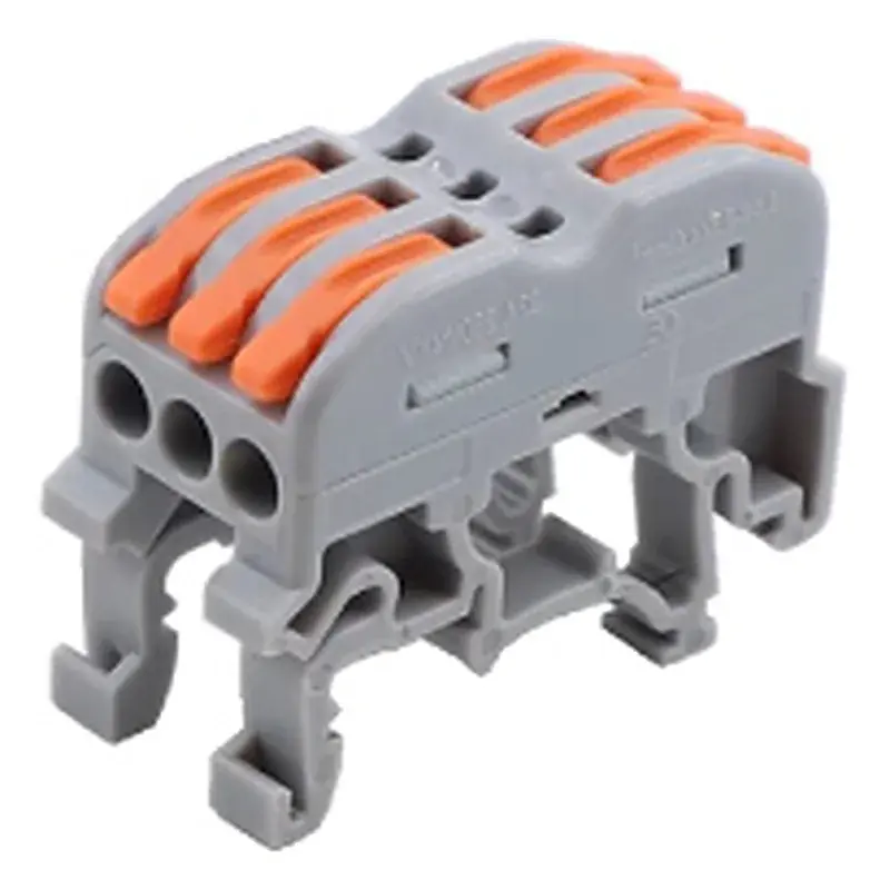Wixim Quick Wire Connector Din Rail PCT-24D 4P 32A 0.08-2.5mm² AC400V