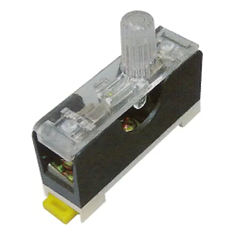 Wixim Din Rail Fuse Box FS-101 1P w/Fuse 10A & Neon Lamp