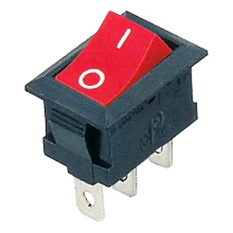 Wixim Rocker Switch KCD1-102 3Pin AC250V 16A 21x15mm