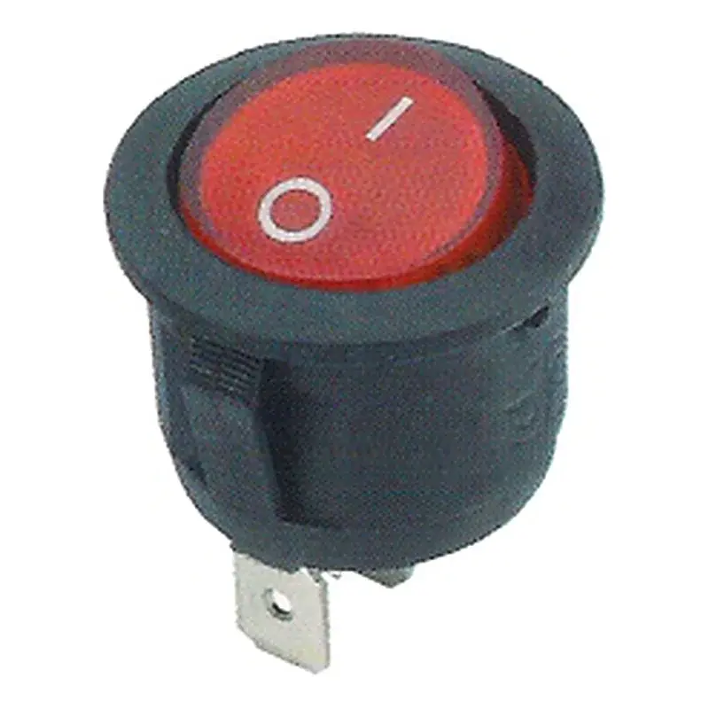 Wixim Rocker Switch KCD10-102N 3Pin AC250V 16A Ø23x18mm