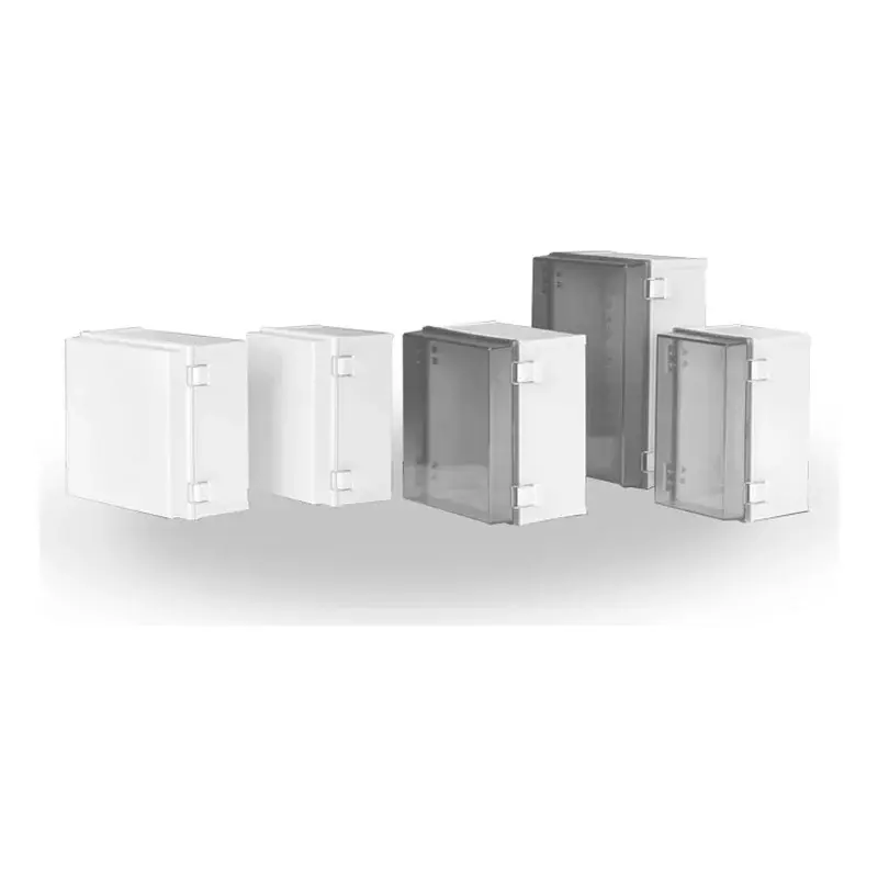 Wixim Plastic Enclosure TX-64 400x600x230mm Latch & Hinge Polyester PC Transparent Cover