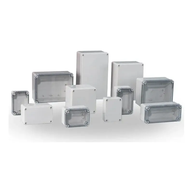 Wixim Plastic Enclosure Tibox TJ-AG-1417 140x170x100mm ABS Grey Cover IP66
