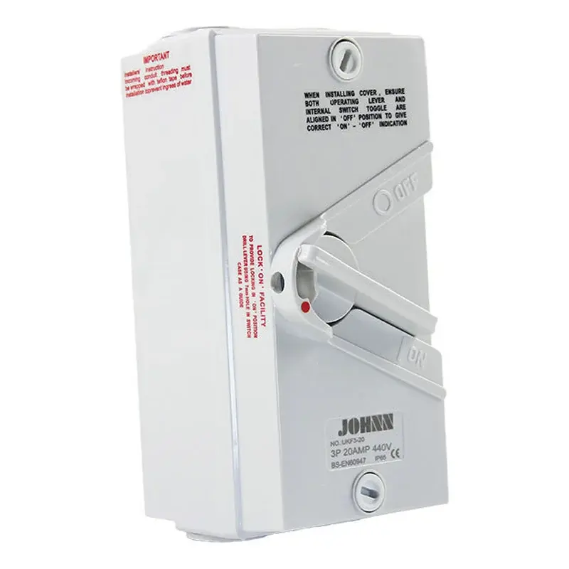 Wixim Weather Protected Isolating Switch UKF1-35A 1-Pole 35A IP65