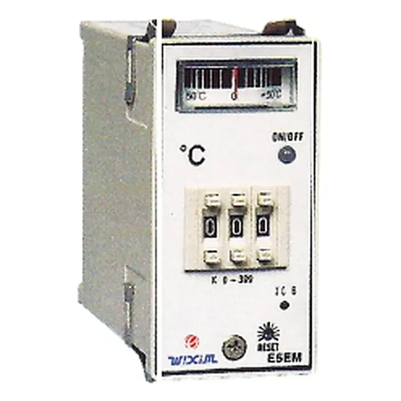 Wixim Temperature Controller E5EM/LC-48 48x96 Push Wheel Deviation Indicating