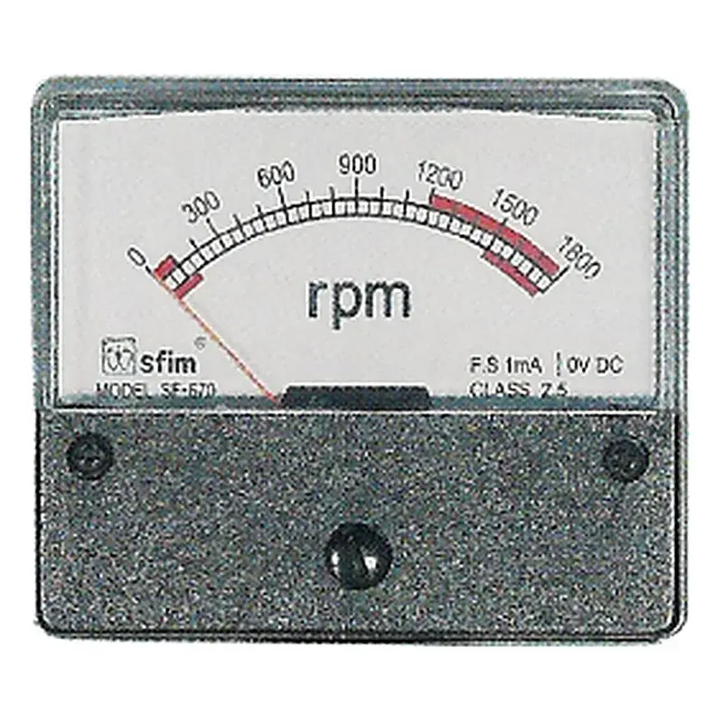 Wixim Analog Panel Meter SF-670 60x70 Tachometer 0-1800rpm