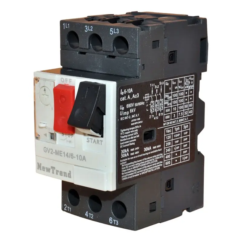 Wixim Motor Protection Circuit Breaker GV2-ME04 0.63A (setting 0.4-0.63A)