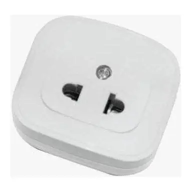 Omni Surface Convenience Outlet 10A 250V 1-Gang (Blister Pack)