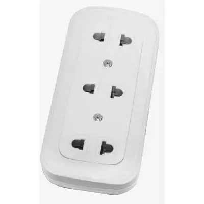 Omni Surface Convenience Outlet 3-Gang 10A