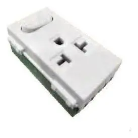Omni Wide Series Aircon Tandem Outlet with Switch 20A