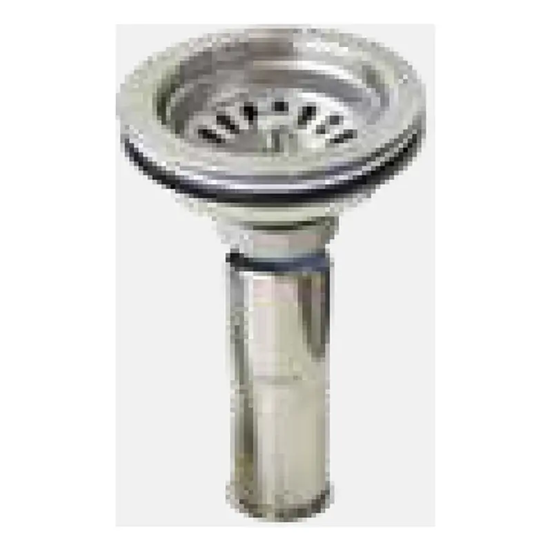 Xpert Basket Strainer with Tail Piece 304 Stainless Steel Brushed Satin