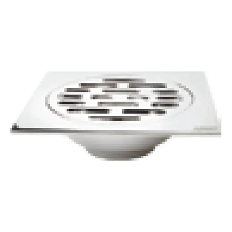 Xpert Floor Drainer 4" Brass Brushed Nickel